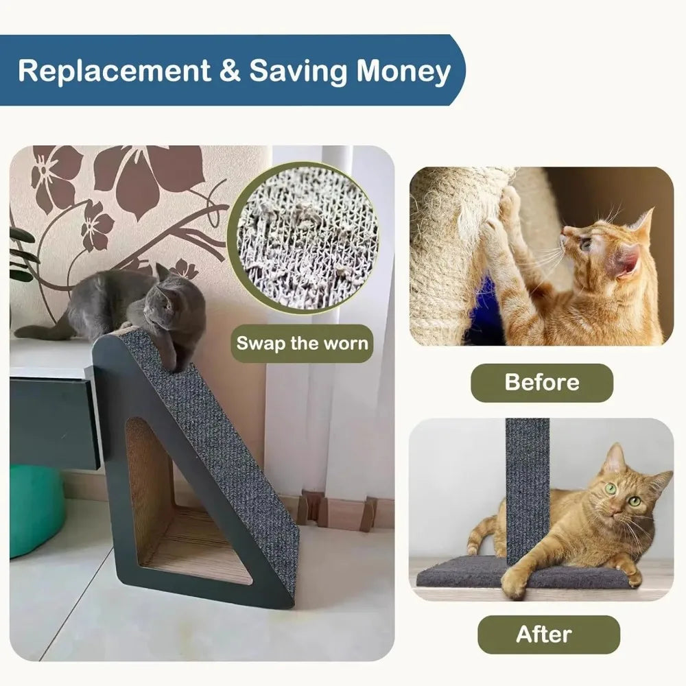 Let your cat scratch naturally while protecting your sofa and walls. PLOVG is a self-adhesive, trimmable DIY scratch protector that supports healthy claw sharpening and keeps your home calm, clean and damage-free.