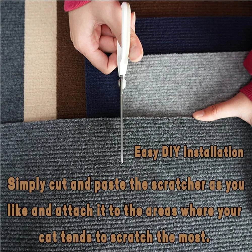Let your cat scratch naturally while protecting your sofa and walls. PLOVG is a self-adhesive, trimmable DIY scratch protector that supports healthy claw sharpening and keeps your home calm, clean and damage-free.