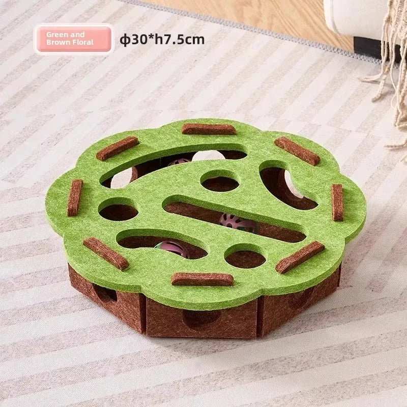 Awaken the hunter in your cat with affection. 🐈‍⬛ This cuddly felt puzzle stimulates mind and body, ensuring your cat never feels alone. Safe and stylish fun for your home. Give your feline the joy they deserve. Order yours now!
