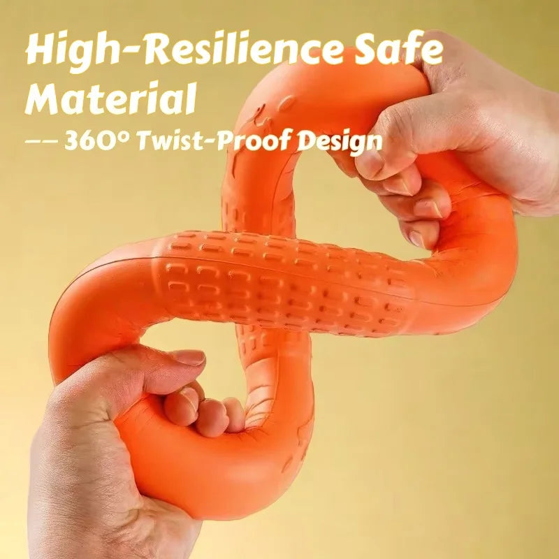 Make playtime active and safe with this Waterproof Floating EVA Dog Training Flyer. Chew‑resistant and lightweight, it works as a tug ring and flying disc, perfect for training, fitness and fun games on land or in water.