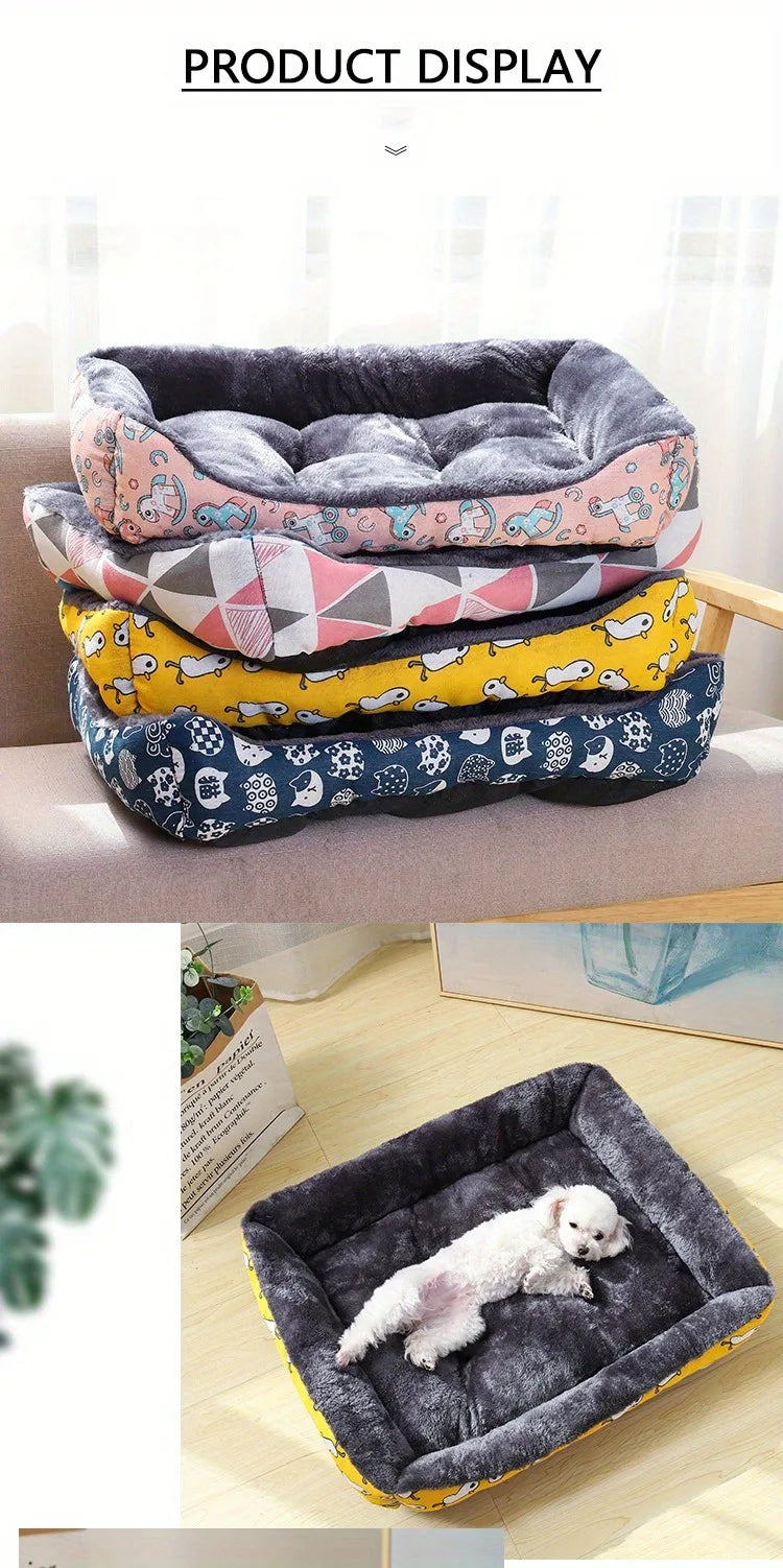 Give your pet warm comfort with this Winter Pet Bed Sofa Mat. Soft, cozy, and perfect for small to large pets, it offers a secure resting space for dogs and cats, keeping them relaxed, snug, and happy through every season.