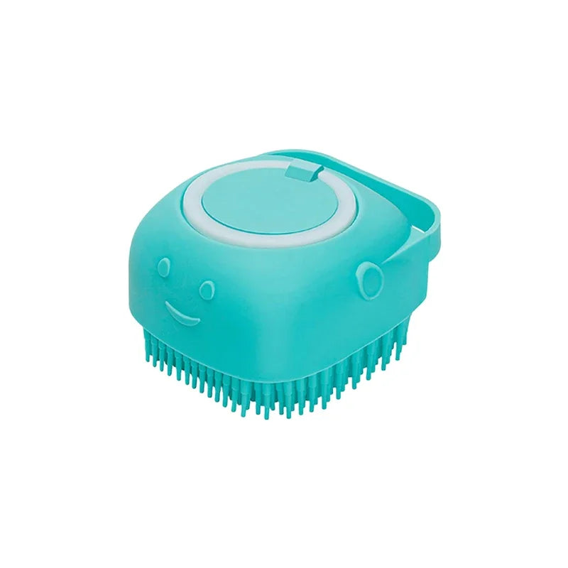 Turn bath time into a moment of pure bonding. This soft silicone brush gently massages your pet while the built-in dispenser ensures a deep, soothing clean. Give them the spa treatment they love and keep their coat shining with every gentle stroke. 🐾✨
