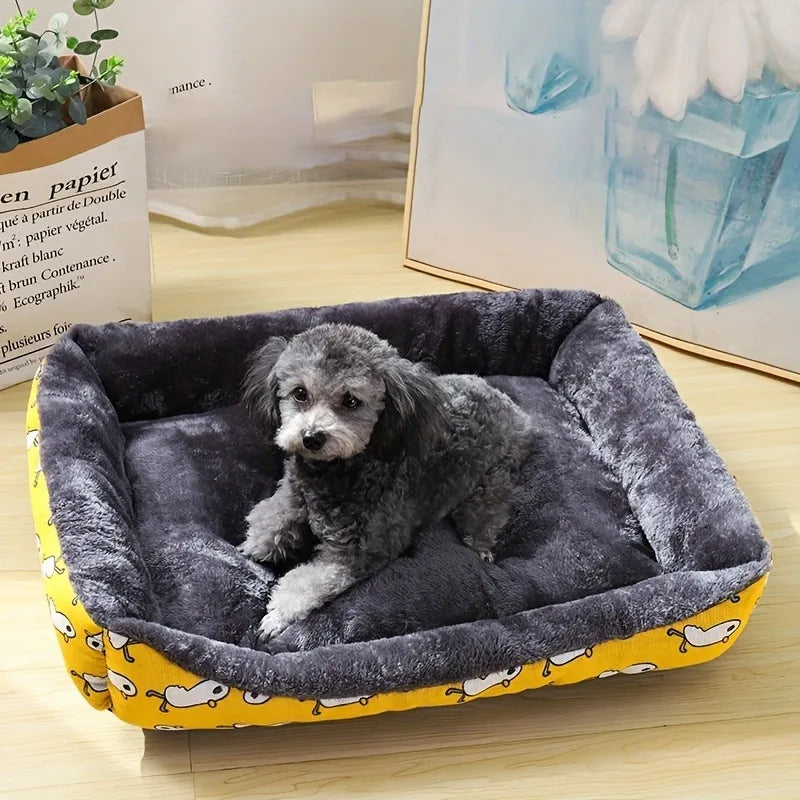 Give your pet warm comfort with this Winter Pet Bed Sofa Mat. Soft, cozy, and perfect for small to large pets, it offers a secure resting space for dogs and cats, keeping them relaxed, snug, and happy through every season.