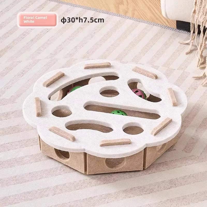 Awaken the hunter in your cat with affection. 🐈‍⬛ This cuddly felt puzzle stimulates mind and body, ensuring your cat never feels alone. Safe and stylish fun for your home. Give your feline the joy they deserve. Order yours now!