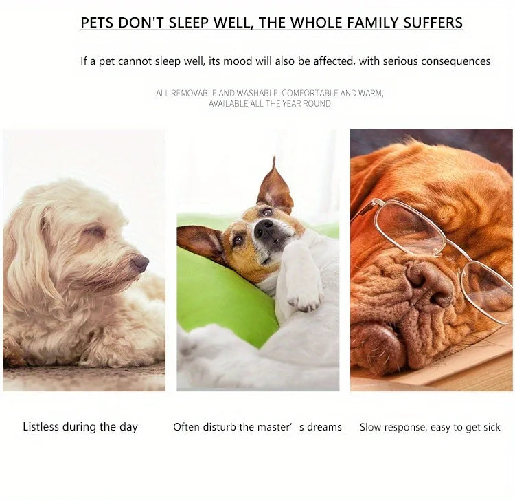Give your pet warm comfort with this Winter Pet Bed Sofa Mat. Soft, cozy, and perfect for small to large pets, it offers a secure resting space for dogs and cats, keeping them relaxed, snug, and happy through every season.
