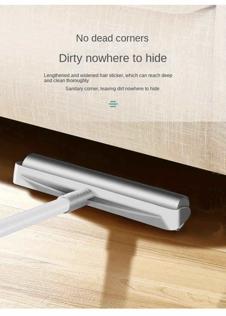 Say goodbye to pet hair and reclaim the comfort of your home. With a 124cm extendable handle, clean sofas and carpets effortlessly and without back pain. Essential for pet owners in the UK and EU who want a spotless home and more time to love their pets.