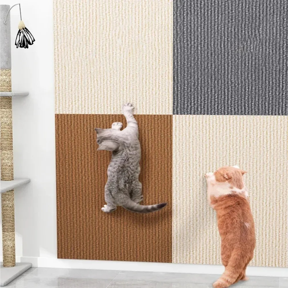 Let your cat scratch naturally while protecting your sofa and walls. PLOVG is a self-adhesive, trimmable DIY scratch protector that supports healthy claw sharpening and keeps your home calm, clean and damage-free.