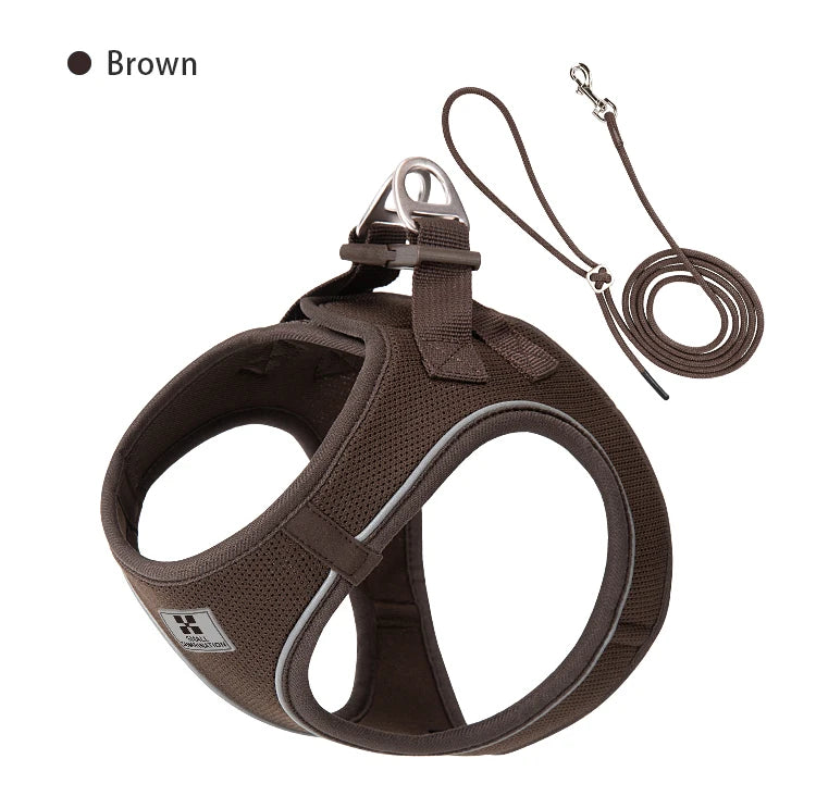 Get safer outdoor walks with this Adjustable Reflective Dog Harness and Leash Set. Ideal for small and medium dogs, it offers secure control, visibility, and comfort—perfect for Chihuahuas, Dachshunds and everyday pet walking.