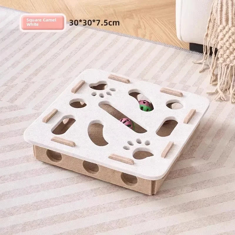 Awaken the hunter in your cat with affection. 🐈‍⬛ This cuddly felt puzzle stimulates mind and body, ensuring your cat never feels alone. Safe and stylish fun for your home. Give your feline the joy they deserve. Order yours now!
