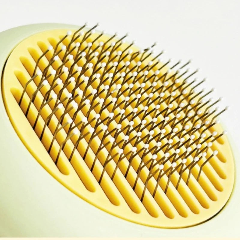 Groom your pet with comfort using this soft Cat & Dog Hair Remover Brush. It detangles, removes loose fur, massages, and cleans easily, making baths relaxing and keeping your pet happy and well‑cared for