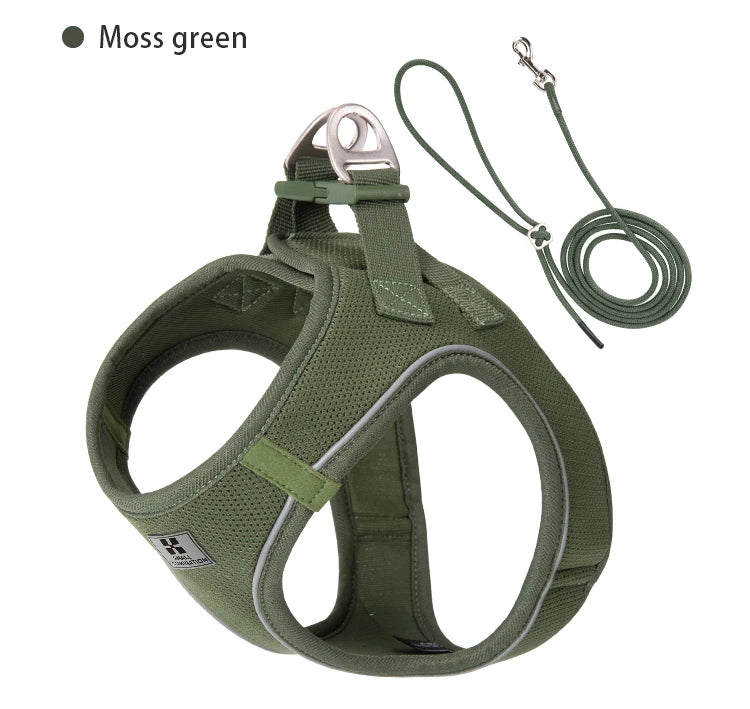 Get safer outdoor walks with this Adjustable Reflective Dog Harness and Leash Set. Ideal for small and medium dogs, it offers secure control, visibility, and comfort—perfect for Chihuahuas, Dachshunds and everyday pet walking.
