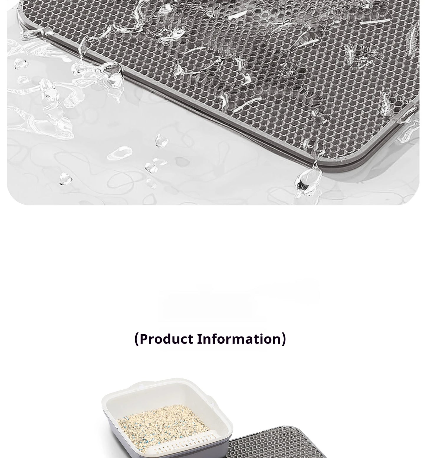 eep your home a sanctuary of comfort. This premium double-layer mat gently traps litter, keeping paws clean and floors pristine. Waterproof, non-slip, and durable—because your cat deserves the best and you deserve a mess-free, beautiful home. 🐾✨