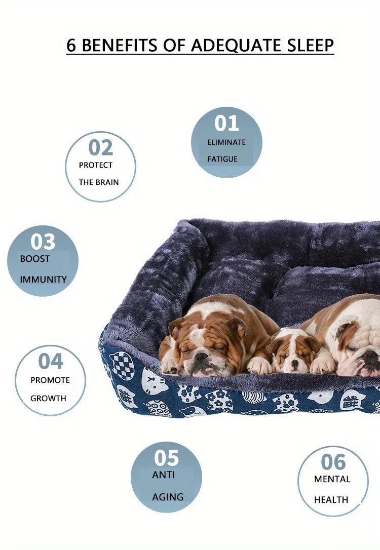Give your pet warm comfort with this Winter Pet Bed Sofa Mat. Soft, cozy, and perfect for small to large pets, it offers a secure resting space for dogs and cats, keeping them relaxed, snug, and happy through every season.