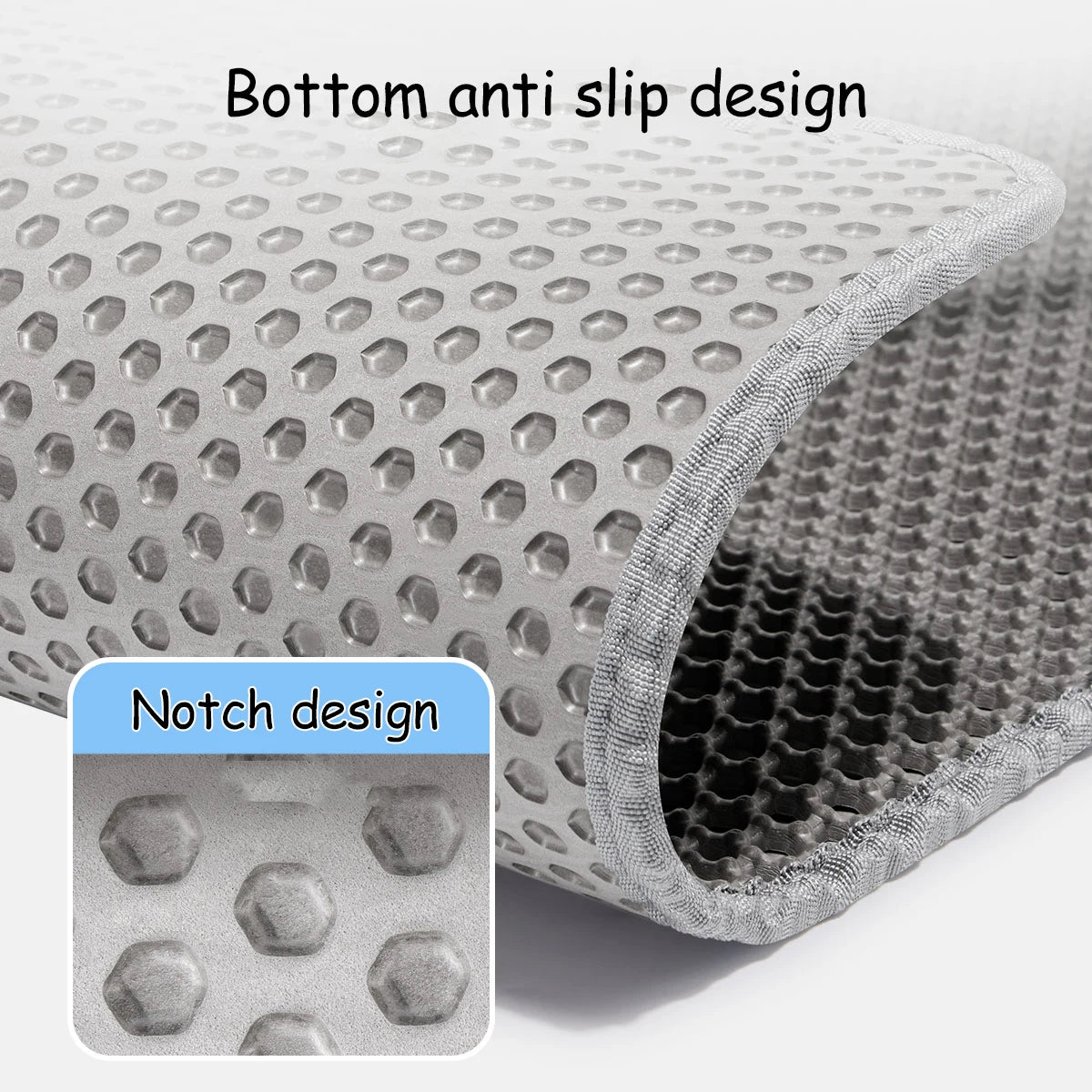 eep your home a sanctuary of comfort. This premium double-layer mat gently traps litter, keeping paws clean and floors pristine. Waterproof, non-slip, and durable—because your cat deserves the best and you deserve a mess-free, beautiful home. 🐾✨