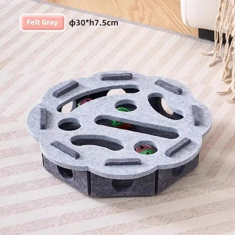 Awaken the hunter in your cat with affection. 🐈‍⬛ This cuddly felt puzzle stimulates mind and body, ensuring your cat never feels alone. Safe and stylish fun for your home. Give your feline the joy they deserve. Order yours now!