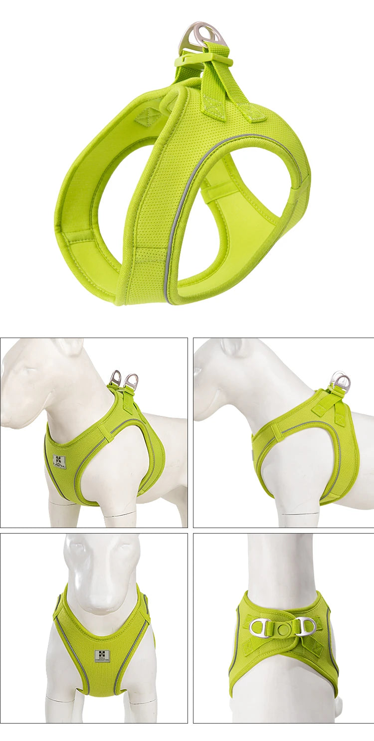 Get safer outdoor walks with this Adjustable Reflective Dog Harness and Leash Set. Ideal for small and medium dogs, it offers secure control, visibility, and comfort—perfect for Chihuahuas, Dachshunds and everyday pet walking.