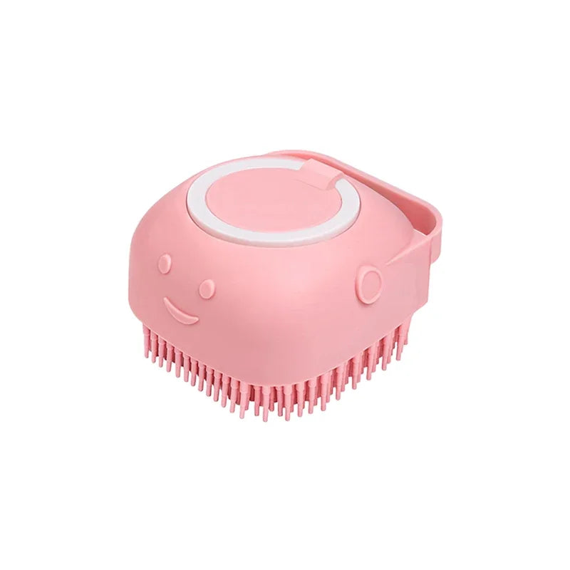 Turn bath time into a moment of pure bonding. This soft silicone brush gently massages your pet while the built-in dispenser ensures a deep, soothing clean. Give them the spa treatment they love and keep their coat shining with every gentle stroke. 🐾✨