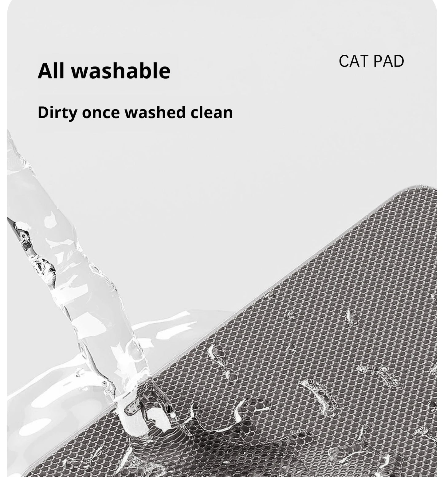 eep your home a sanctuary of comfort. This premium double-layer mat gently traps litter, keeping paws clean and floors pristine. Waterproof, non-slip, and durable—because your cat deserves the best and you deserve a mess-free, beautiful home. 🐾✨