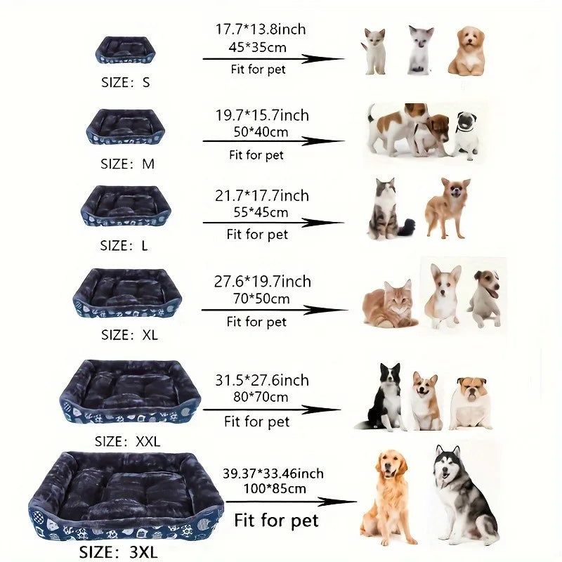 Give your pet warm comfort with this Winter Pet Bed Sofa Mat. Soft, cozy, and perfect for small to large pets, it offers a secure resting space for dogs and cats, keeping them relaxed, snug, and happy through every season.