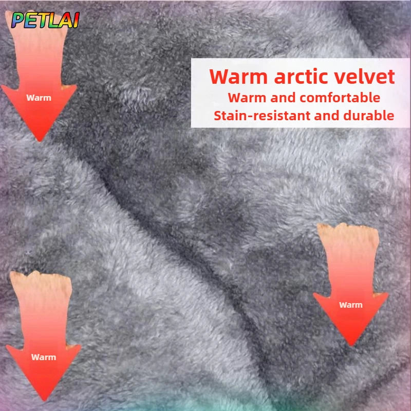 Give your dog warm, cozy rest with this Large Winter Sleeping Pad. Soft, double‑sided and stress‑relieving, it offers comfort for medium and large breeds like Golden Retrievers, keeping sleep relaxed and warm all season.