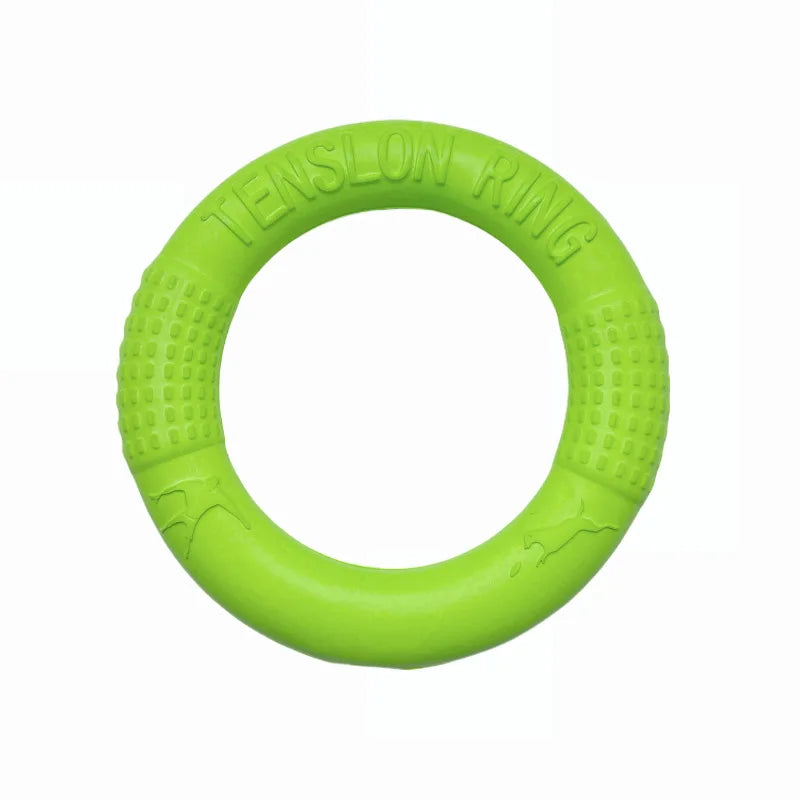 Make playtime active and safe with this Waterproof Floating EVA Dog Training Flyer. Chew‑resistant and lightweight, it works as a tug ring and flying disc, perfect for training, fitness and fun games on land or in water.