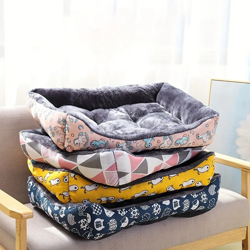Give your pet warm comfort with this Winter Pet Bed Sofa Mat. Soft, cozy, and perfect for small to large pets, it offers a secure resting space for dogs and cats, keeping them relaxed, snug, and happy through every season.