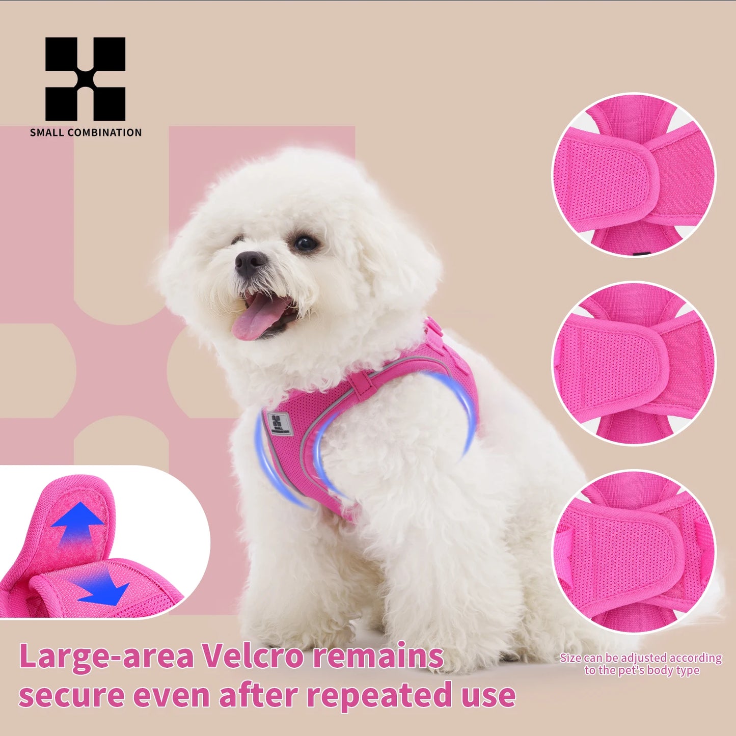 Get safer outdoor walks with this Adjustable Reflective Dog Harness and Leash Set. Ideal for small and medium dogs, it offers secure control, visibility, and comfort—perfect for Chihuahuas, Dachshunds and everyday pet walking.