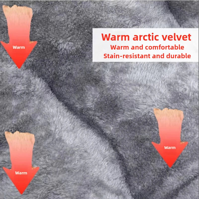 Give your dog warm, cozy rest with this Large Winter Sleeping Pad. Soft, double‑sided and stress‑relieving, it offers comfort for medium and large breeds like Golden Retrievers, keeping sleep relaxed and warm all season.