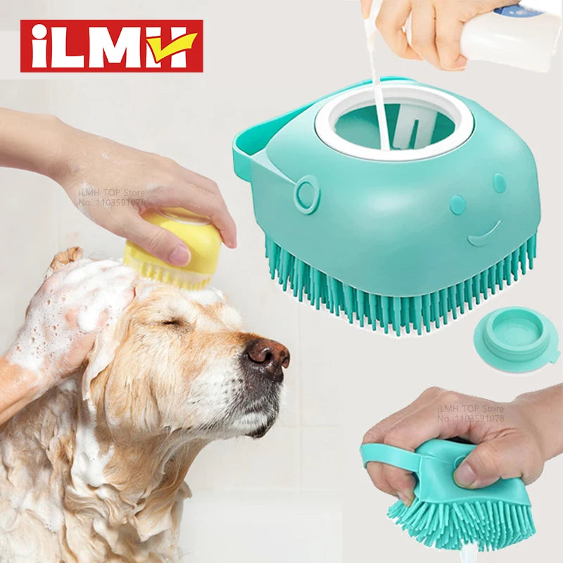 Turn bath time into a moment of pure bonding. This soft silicone brush gently massages your pet while the built-in dispenser ensures a deep, soothing clean. Give them the spa treatment they love and keep their coat shining with every gentle stroke. 🐾✨