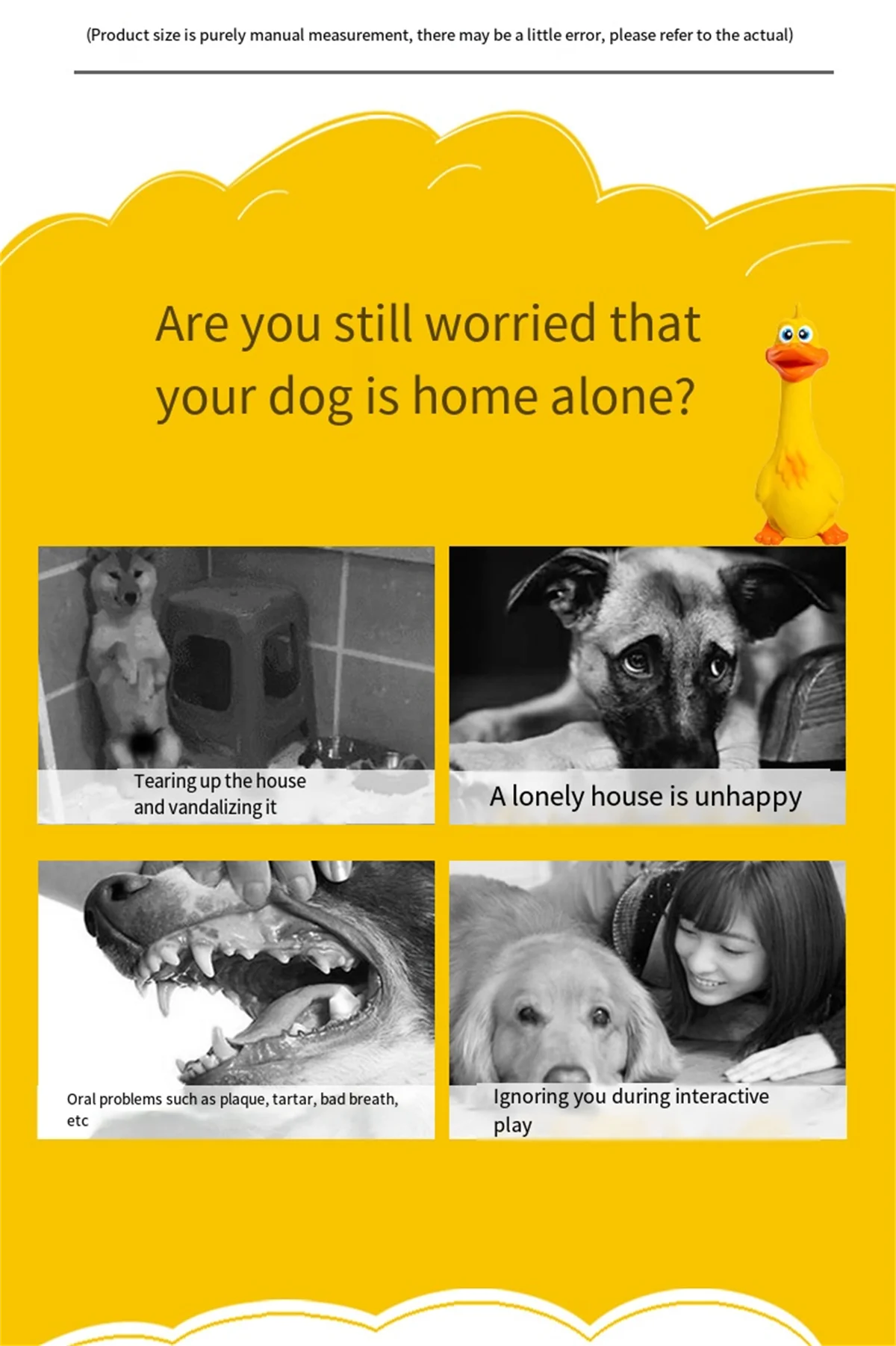 Pets Dog Toys Screaming Chicken Squeeze Sound Toy Rubber Duck Squeaky Chew Bite Resistant Toy Puppy Training Interactive