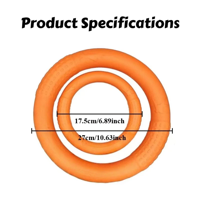 Make playtime active and safe with this Waterproof Floating EVA Dog Training Flyer. Chew‑resistant and lightweight, it works as a tug ring and flying disc, perfect for training, fitness and fun games on land or in water.