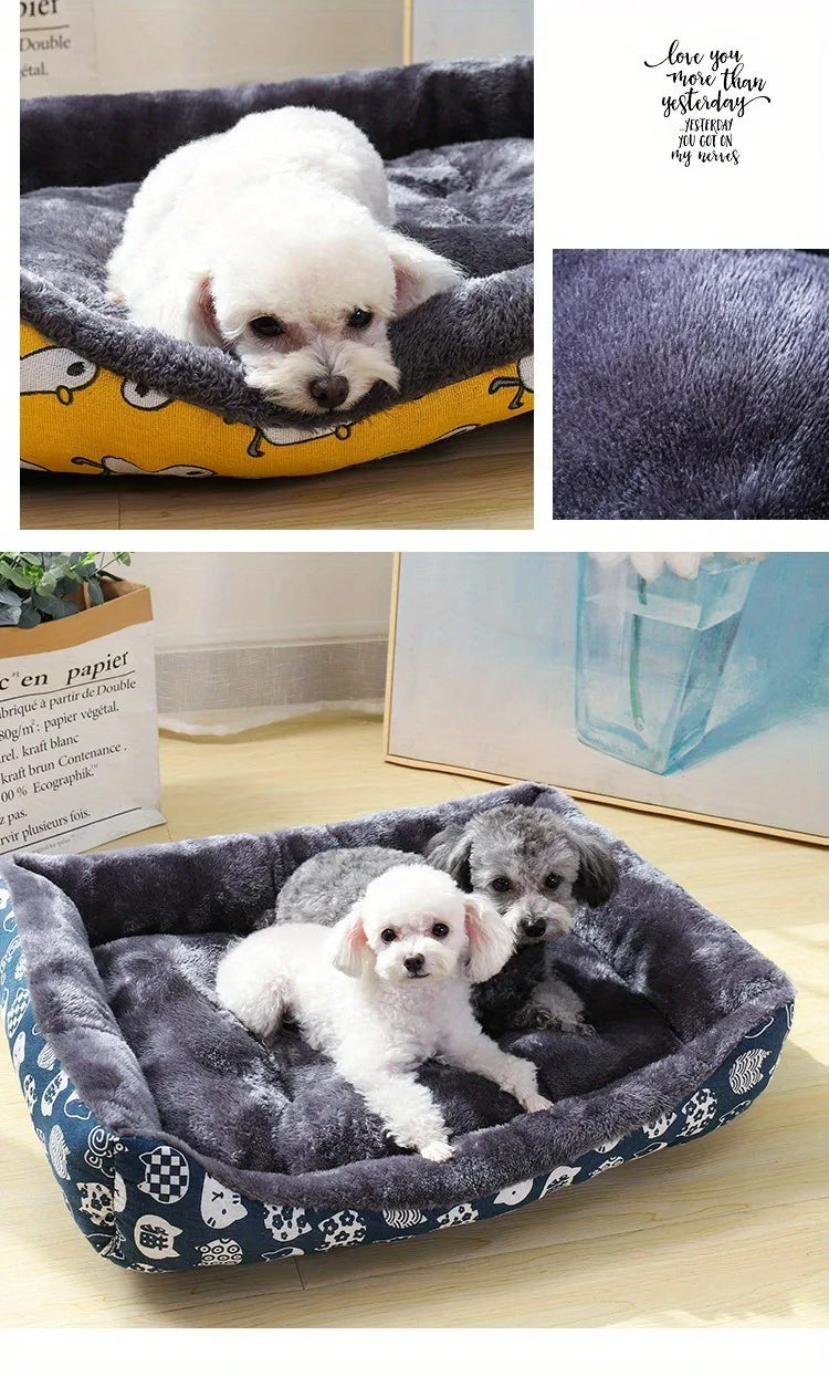 Give your pet warm comfort with this Winter Pet Bed Sofa Mat. Soft, cozy, and perfect for small to large pets, it offers a secure resting space for dogs and cats, keeping them relaxed, snug, and happy through every season.